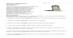 Figurative Language Poem 3 Ereading Worksheets Language Poem 3 From The Grave By Robert Blair Dull Grave Thou Spoil St The Dance Of Youthful Blood Strik St Out The Dimple From Pdf Document Use this list of poems with figurative language to educate today's young scholars. figurative language poem 3 ereading