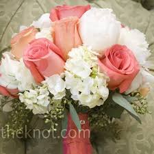 We'll review the issue and make a decision about a partial or a full refund. Pink And White Bouquet Bridal Bouquet Coral Silk Flowers Wedding Wedding Flowers