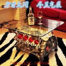 Engine coffee tables, middlewich, cheshire. Mercedes Bmwv6 V8 V12 Car Theme Engine Coffee Table Bar Modification Creative Personalized Engine Table