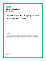 Possibly caused by the reference cap/limit. Hp Ux Vpars And Integrity Vm V6 4 Administrator Guide Manualzz