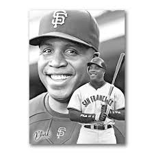 Barry Bonds Pastime Portrait Sketch Card Limited 03/30 Dr. Dunk Signed