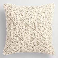 Jali Macrame Indoor Outdoor Throw Pillow Kissen Decken Kissen Makramee