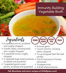 Immunity Building Vegetable Broth Broth Diet Food Detox Diet
