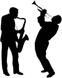Gallery For Jazz Musician Silhouette Cutouts Pochoir Silhouette Dessin Silhouette Image Noir Et Blanc