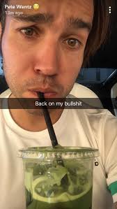 Pete Wentz Snapchat story 11/28/17