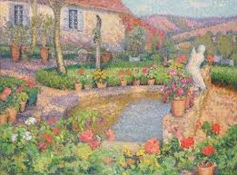 Henri Martin 1860 1943 Ma Maison Et Mon Jardin Toulouse Impressionisme Frankrijk