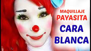 Maquillaje De Payasita Tierna Y Bonita Paso A Paso Yessi Youtube