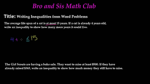 0 ratings0% found this document useful (0 votes). Word Problems For Inequalities 7th Grade Math Youtube