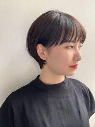 2021年 丸顔さんに似合うショート総まとめ 可愛く見せる3つの秘訣とおすすめスタイル ホットペッパービューティーマガジン 丸顔 ヘア ショートのヘアスタイル ヘアースタイル