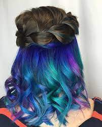 donnerstag sind fur meerjungfrauen mermaid rainbow underlights donnerstag meerjungfrauen mermaid rainbow underl frisur langes gesicht haarfarben haare