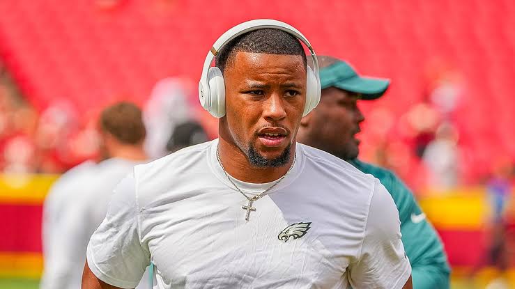 NFL hits Eagles' Saquon Barkley with $46K fine for dangerous helmet  violation vs Chiefs