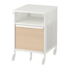 Bekant Opbergmeubel Op Wielen Draadwerk Wit 41x61 Cm Ikea Bekant Ikea Drawer Unit