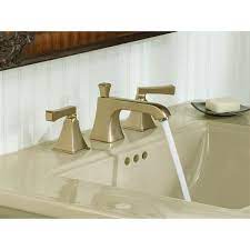 These taps vary in size, shapes, design, color, and price. Kohler Memoirs Stately Widespread Bathroom Sink Faucet Bronze 454 4v Bv Rona