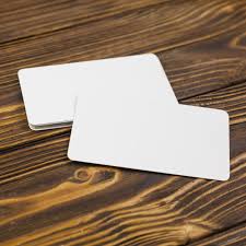 You can create your own personal design for the front and back, then print custom ultra cards that make your business truly stand out from the competition. Blank Business Card Template Nohat Free For Designer