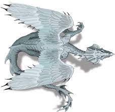 Open Full Size 8041 White Dragon Facing East Top Down Game Dragon D D White Dragon Token Download Transparent Png White Dragon Dragon Face Fantasy Monster