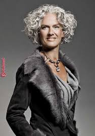 This style makes use of the natural volume of your curly hair, using this to create a deep contrast between the fullest and most narrow parts of the style. 30 Super Short Hairstyles For Women Over 50 With Images Grey Curly Hair Grey Hair Inspiration Short Hair Styles