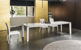 Delta Calligaris Table Extensible En Metal Et Verre Un Mecanisme Ingenieux Pour Allonger La Table Tavolo Calligaris Tavolo Allungabile Tavolo