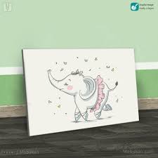 Cute Elephant Ballerina Dancing Cartoon Cute Elephant Cartoon Ballerina Dancing
