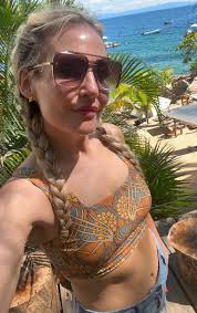 Palm Green Terry Olivia Swim Crop