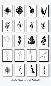Black And White Photo Art Prints Black Botanical Prints Set Black Botanical Wall Art Black Leaf Print Set Large Leaves Art Set Mod Botanical Art Prints Etsy Art Prints Geometric Art Prints