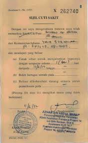Lembaga perubatan pegawai perubatan kerajaan / ahli panel doktor 36 cuti tanpa gaji (mengikut pasangan) mengikuti pasangan berkhidmat/berkursus. Contoh Surat Cuti Sakit Kerajaan Contoh Surat
