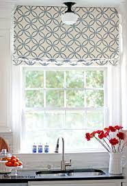 Modern Farmhouse Kitchen Makeover Kitchen Window Coverings Kitchen Window Treatments Roman Shades Living Room