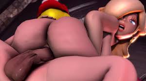 Mario faz sexo com princesas em desenho pornô 3D