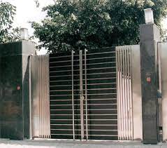 Modern front entrance gates divine renovations hardware entrance. Modern Front Gate Designs For Modern Home