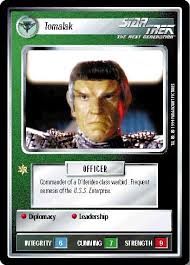 With patrick stewart, jonathan frakes, levar burton, michael dorn. Tomalak Star Trek Ccg 1e 1e Premiere Limited Bb Categoryonegames