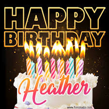 Shop for the perfect happy birthday heather gift from our wide selection of designs, or create your own personalized gifts. Heather Animated Happy Birthday Cake Gif Image For Whatsapp Download On Funimada Com