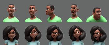 Artstation Dana David Character Rigs Gabriel Salas Character Rigging Cartoon Character Design Character Design Animation