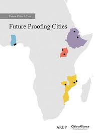 The map is a portion of a larger world map created by the. Future Cities Africa Arup