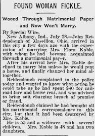 Matrimonial Ads from Old Newspapers ...