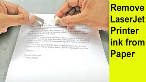 So how bad is the wallpaper. How To Remove Laserjet Ink From Paper Easily Without Damaging And Write Text Youtube