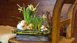 Tischdekoration Mit Lammchen Fur Fruhling Und Ostern Mein Schones Land Tv Tischdekoration Ostern