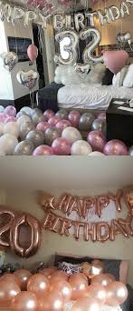 30th Birthday Simple Party Decorations At Home Happy Birthday Balloons Banner In 12 Colors Birthday Balloon Decorations Birthday Party Decorations Diy Happy Birthday Balloon Banner