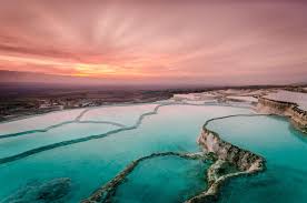The site gets its name from the pamukkale has 17 hot water springs. World Heritage In Turkey Hierapolis The Thermal Spa City Of The Ancients And White Paradise Pamukkale Daily Sabah