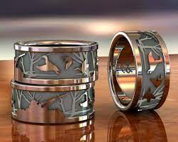 Duck Band Brand Hunting Wedding Rings Duck Band Wedding Ring Hunter Wedding