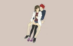 Panduan urutan menonton anime shokugeki no souma. Wallpaper Girl Minimalism Guy Volleyball Haikyuu Images For Desktop Section Syonen Download