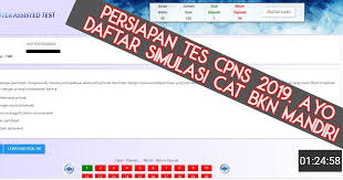 Cara Daftar Simulasi Cat Bkn 2019 Login Http 103 8 238 61 Simulasi Petunjuk Guru