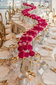 Is There Anything Better Than Gold And Pink Wedluxe Magazine Wedding Decorations Wedding Table Wedding Centerpieces