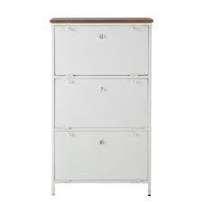 Meuble A Chaussures En Metal Et Manguier Blanc L 72 Cm Copernic Maisons Du Monde Meuble Chaussure Petit Meuble Rangement Meubles De Rangement