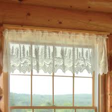 Check spelling or type a new query. Pine Cone Lace Tier Window Treatment