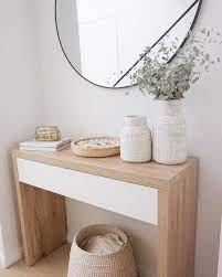 Mocka Australia On Instagram Hallway Decor Image Shared By Justanothermummyblog Featuring Ou Hallway Decorating Hallway Table Decor Console Table Styling