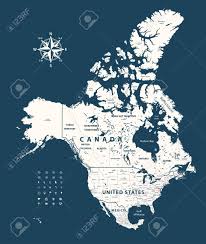 Check spelling or type a new query. Mapa De Vector De Canada Estados Unidos Y Mexico Con Fronteras De Estados Sobre Fondo Azul Oscuro Ilustraciones Vectoriales Clip Art Vectorizado Libre De Derechos Image 84183002