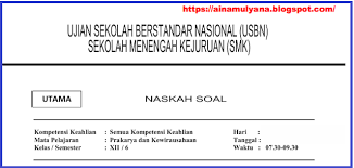 Maybe you would like to learn more about one of these? Latihan Soal Ujian Sekolah Us Prakarya Dan Kewirausahaan Smk 2020 2021 Pendidikan Kewarganegaraan Pendidikan Kewarganegaraan