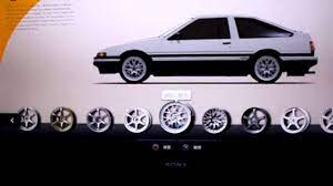This product comes with parts, need assemble and paint by yourself. Gran Turismo 5 Spec 2 02 Ae86 Initial D Style Wheel Change Youtube