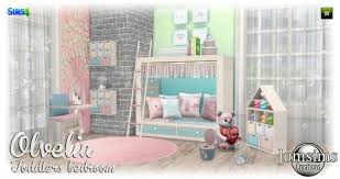 Olvelia Toddlers Bedroom At Jomsims Creations Sims 4 Bedroom Sims Baby Sims House