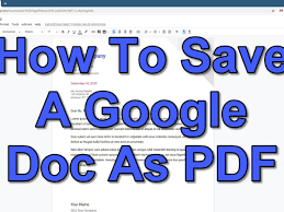 Maybe you would like to learn more about one of these? How To Save A Google Doc As Pdf Easypcmod
