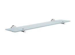 View details for drench jeremy glass shelf 600mm. Smedbo Home Bathroom Glass Shelf 600mm Hk347